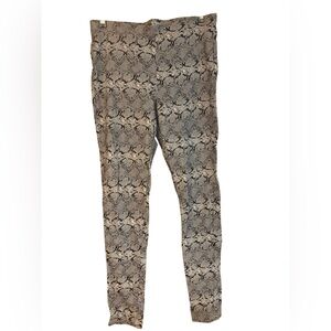 Patrizia Luca Snake Print Skinny Pants - Black and Gray
